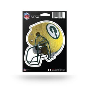 Green Bay Packers Bling Medium Die Cut Helmet Decal